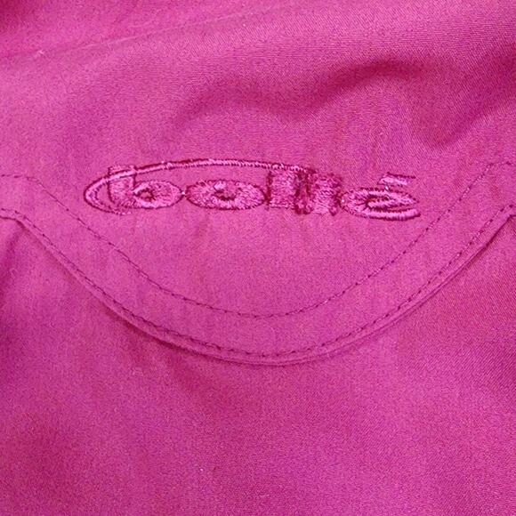 Vintage Bolle Sport Lined Fuchsia Workout Suit with pockets Womens Size Medium - Picture 4 of 12